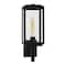 Hello Honey® Robert Stevenson Lighting Addison 17" Textured Black Metal & Glass Outdoor Light